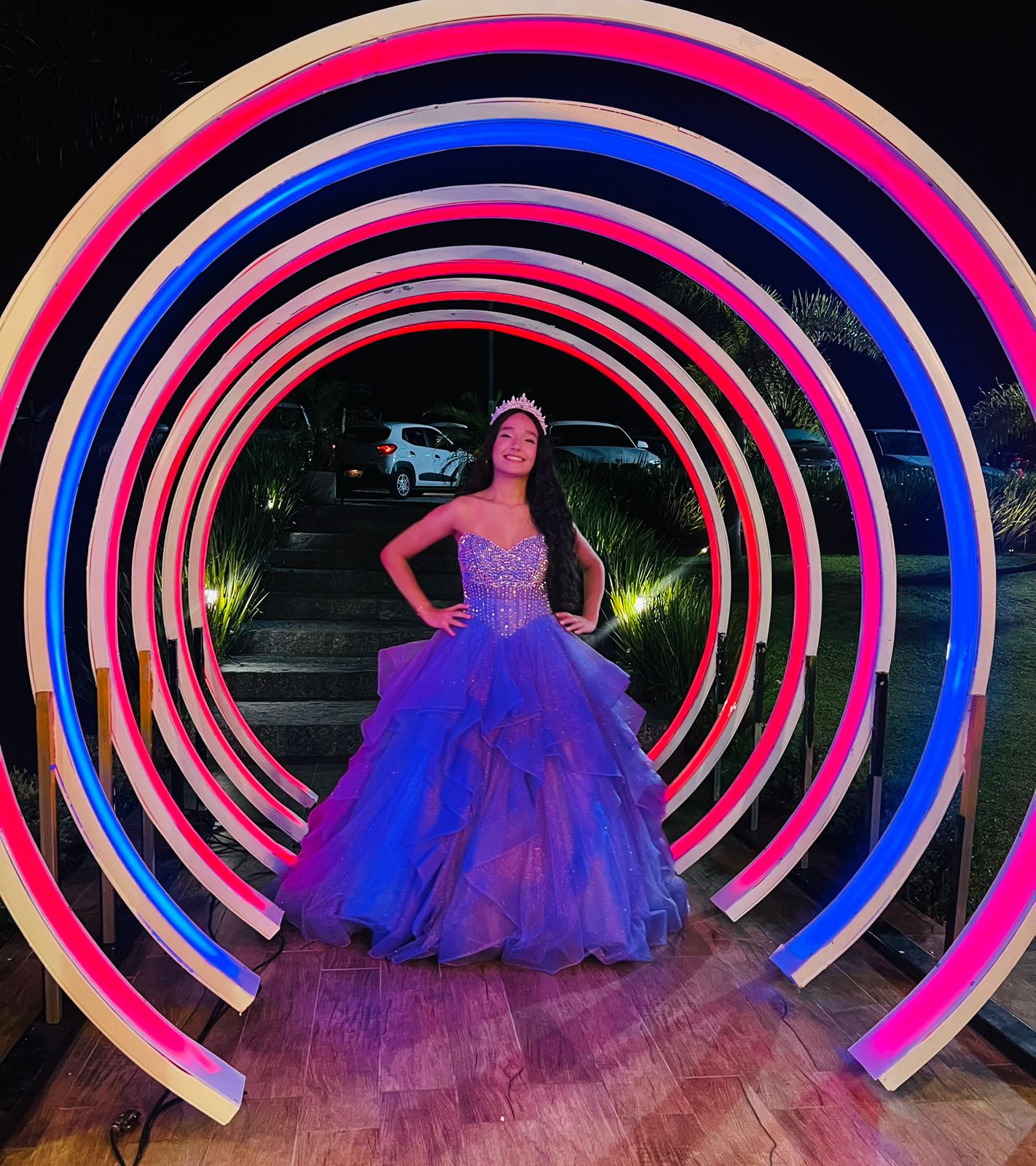 Túnel de LED para evento